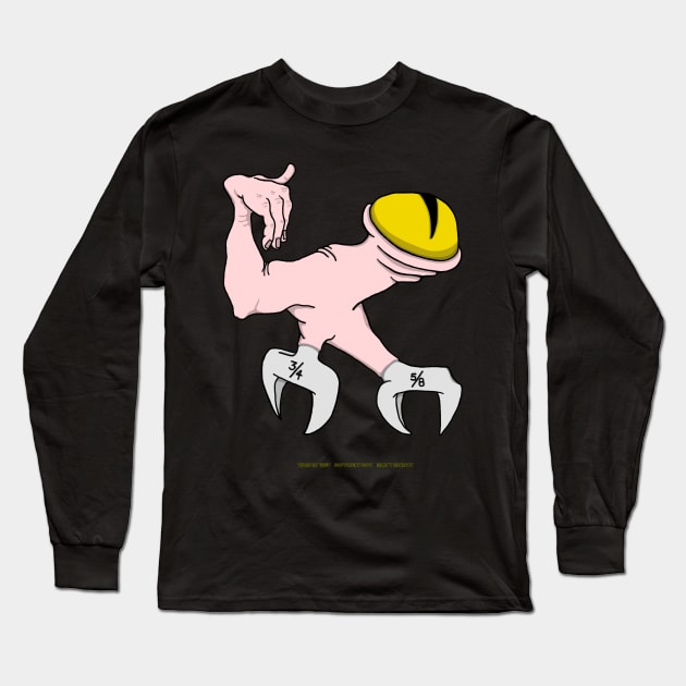 Wrench Feet Long Sleeve T-Shirt by spiralsaint